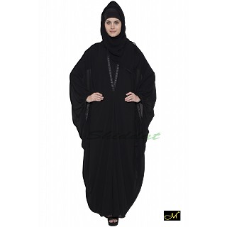 Designer Kaftan abaya- Black color